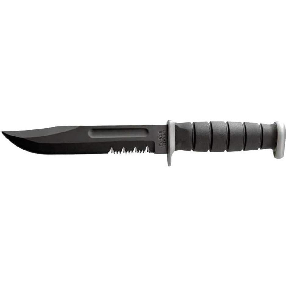 Cuchillo de Combate Ka-Bar 1282 D2, 17.78 cm, Funda Nylon