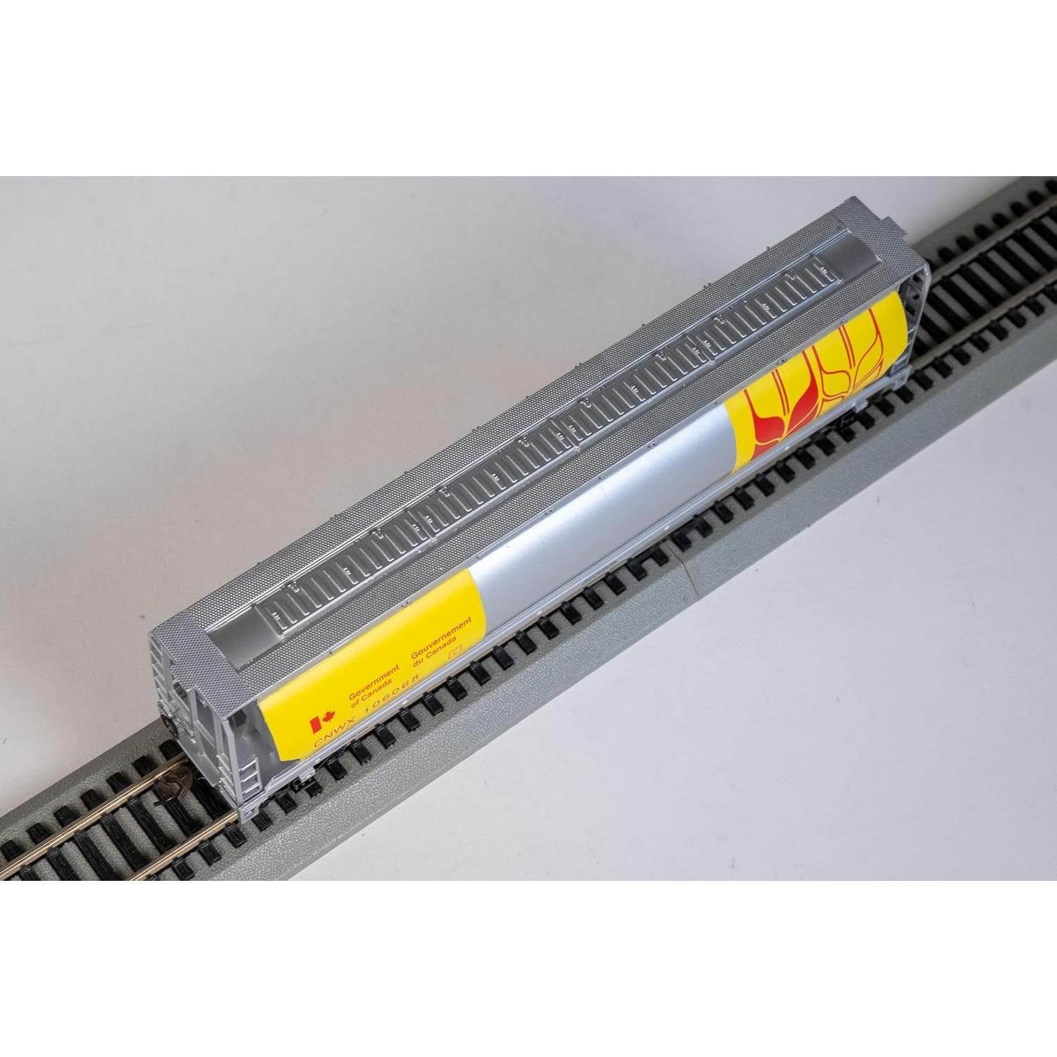 Vagón de Carga Cilíndrico 4 Bahías Bachmann HO Amarillo