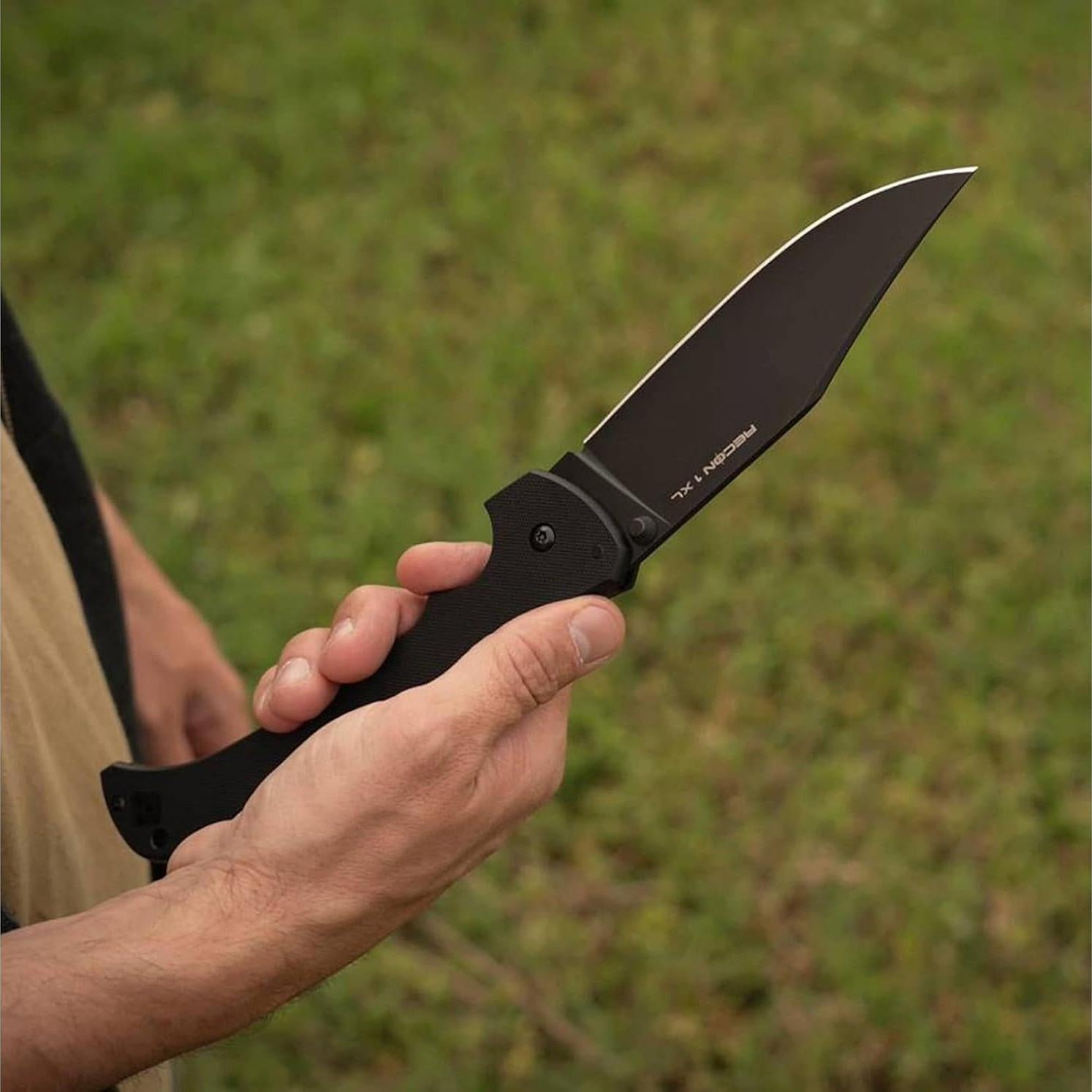 RECON XL / 12" OVERALL / 4" CLIP POINT BLADE/XHP STEEL / G10 HANDLE / 8-1/8 OZ