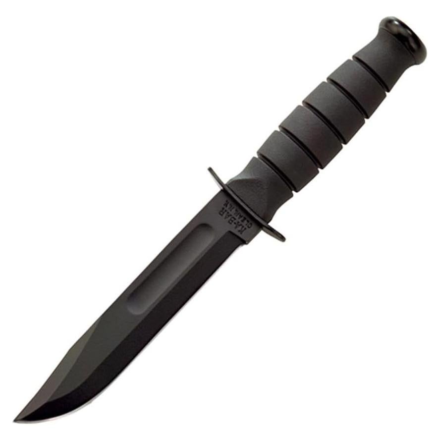 Cuchillo KA-BAR Corto Negro 17.78 cm Acero al Carbono