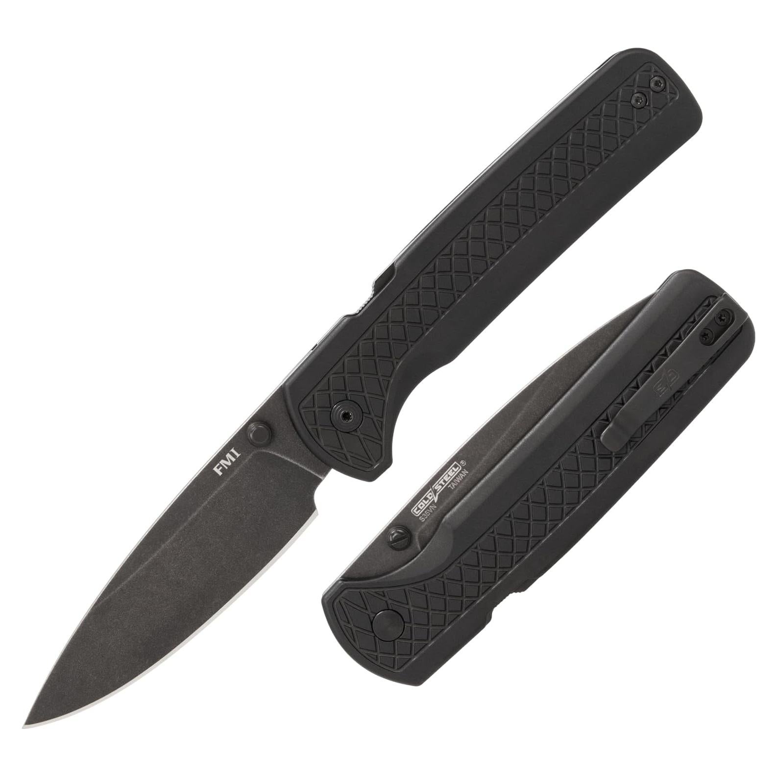 Cuchillo Plegable Cold Steel Atlas 3.5" S35VN Titanio Negro