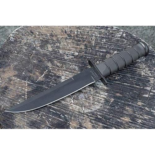 Cuchillo KA-BAR 1266 Tanto 20.32 cm Acero al Carbono Negro