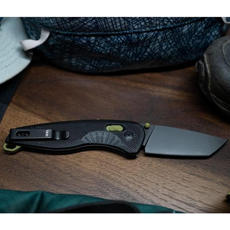 Cuchillo Plegable SOG Aegis AT Tanto 7.9 cm Acero D2