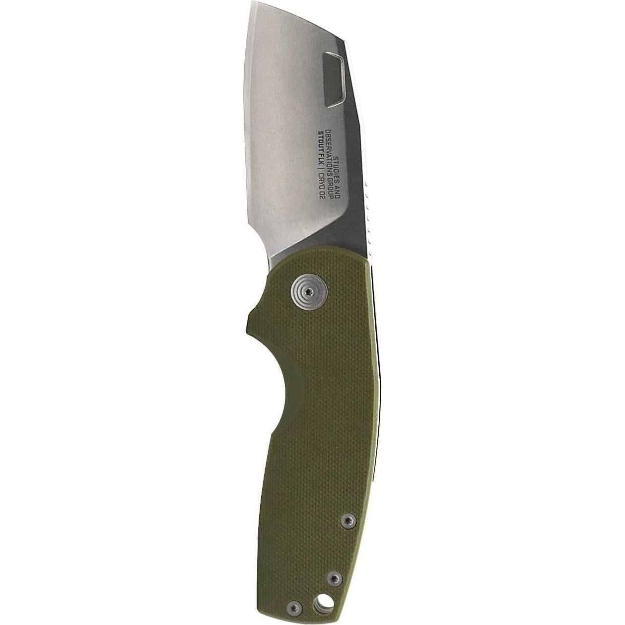Cuchillo Plegable SOG Stout FLK Cleaver 6.1 cm Acero D2