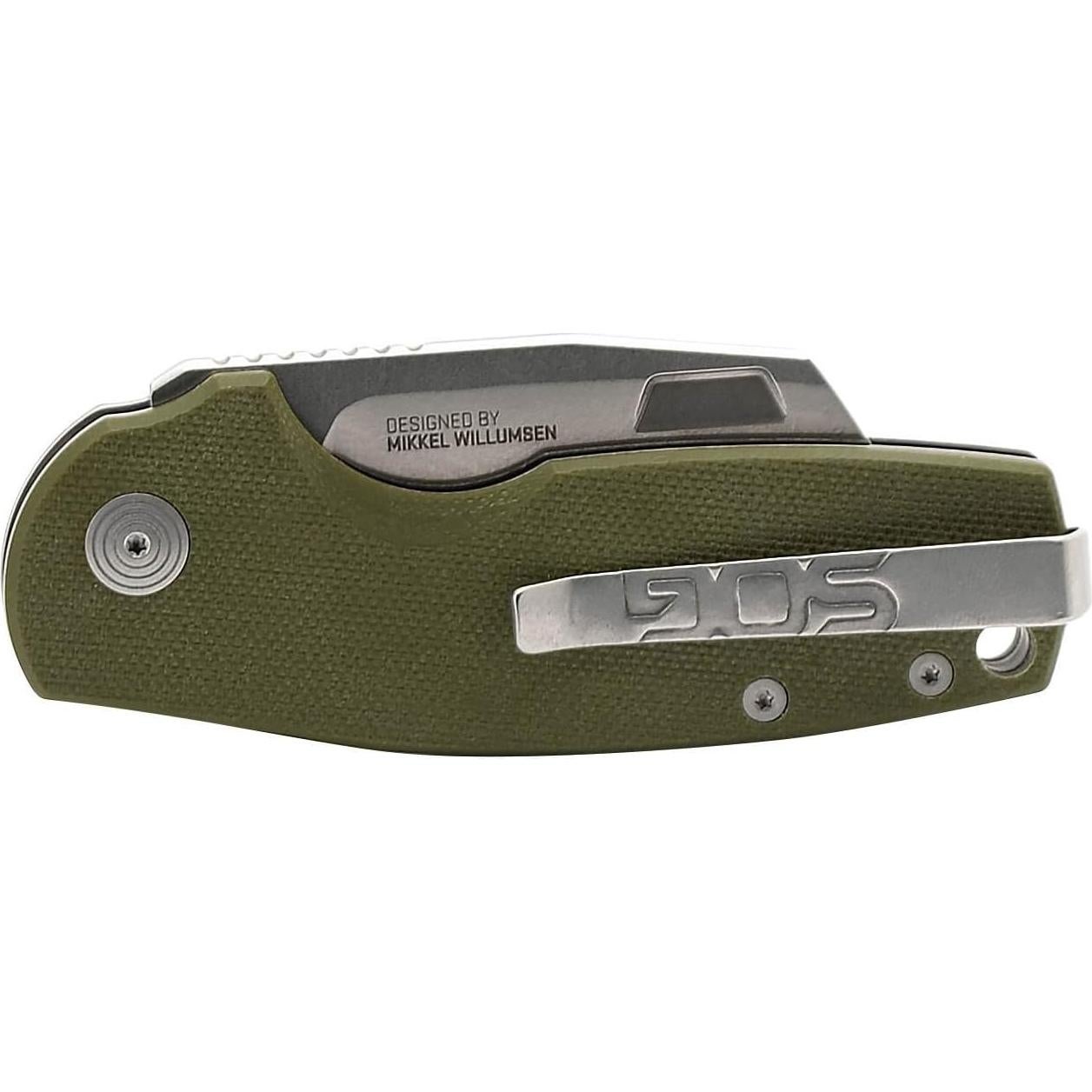 Cuchillo Plegable SOG Stout FLK Cleaver 6.1 cm Acero D2