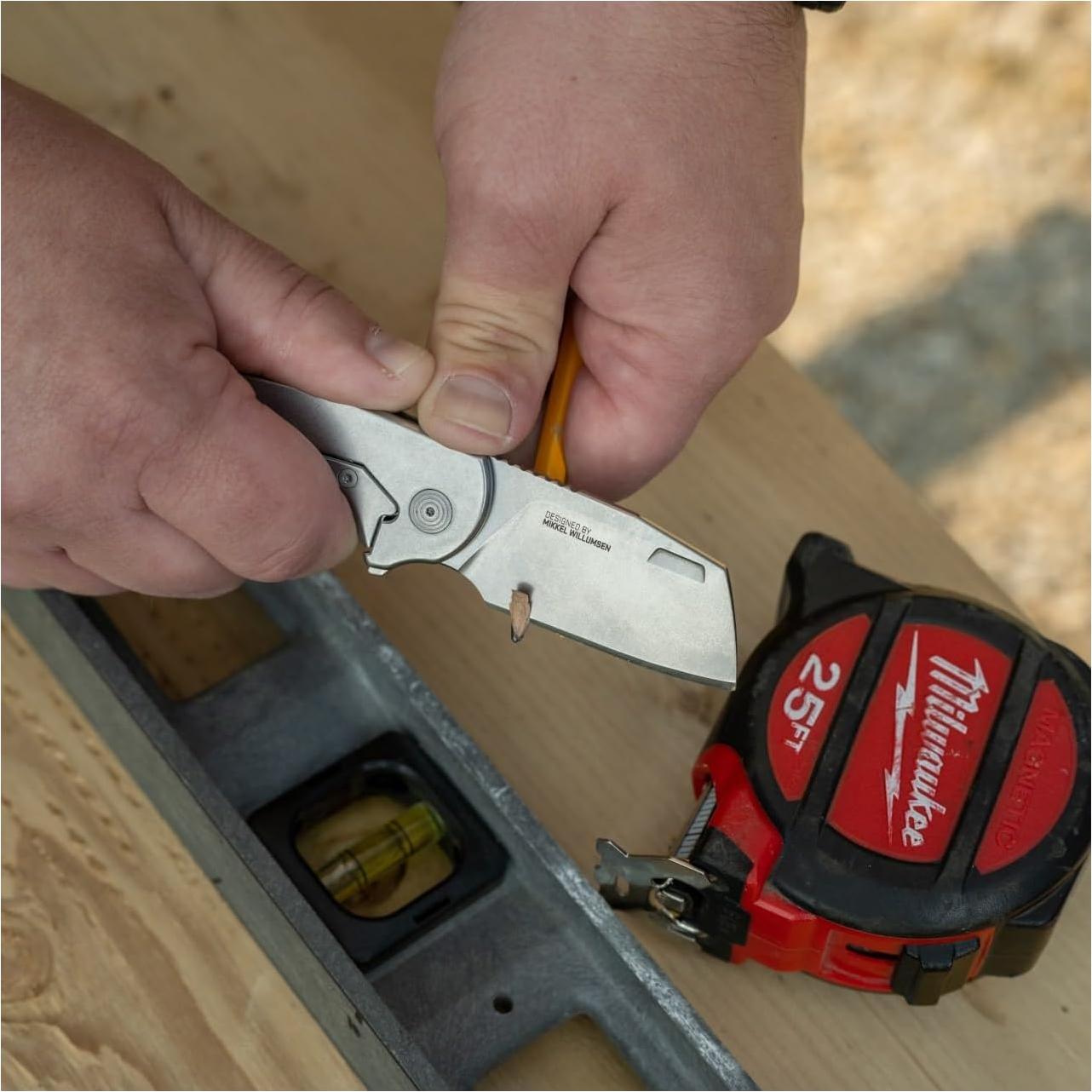 Cuchillo Plegable SOG Stout FLK Cleaver 6.1 cm Acero D2