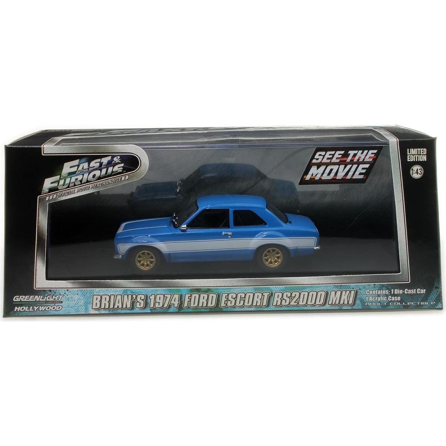 Coche a Escala 1:43 Ford Escort RS2000 MkI GreenLight