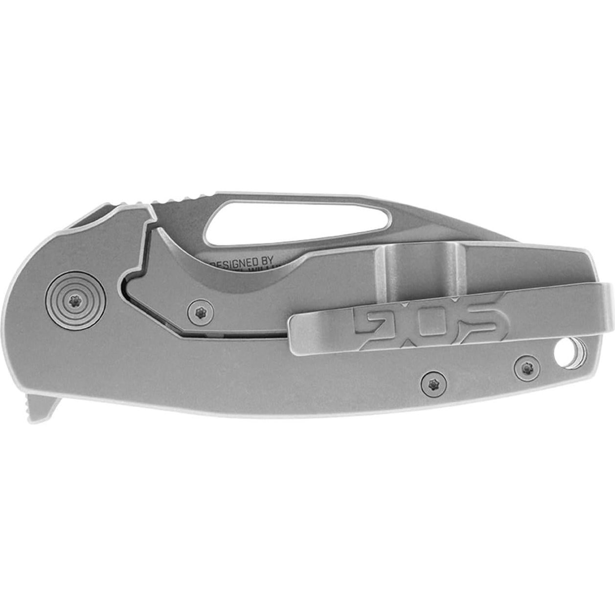 Cuchillo Plegable SOG Stout FLK Verde OD Acero CRYO D2