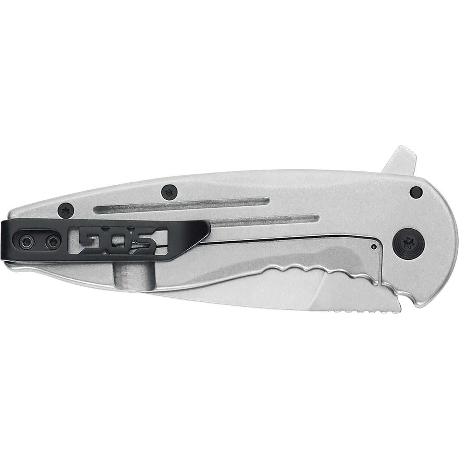 Cuchillo Plegable SOG Aegis FLK EDC Metálico 20.32 cm