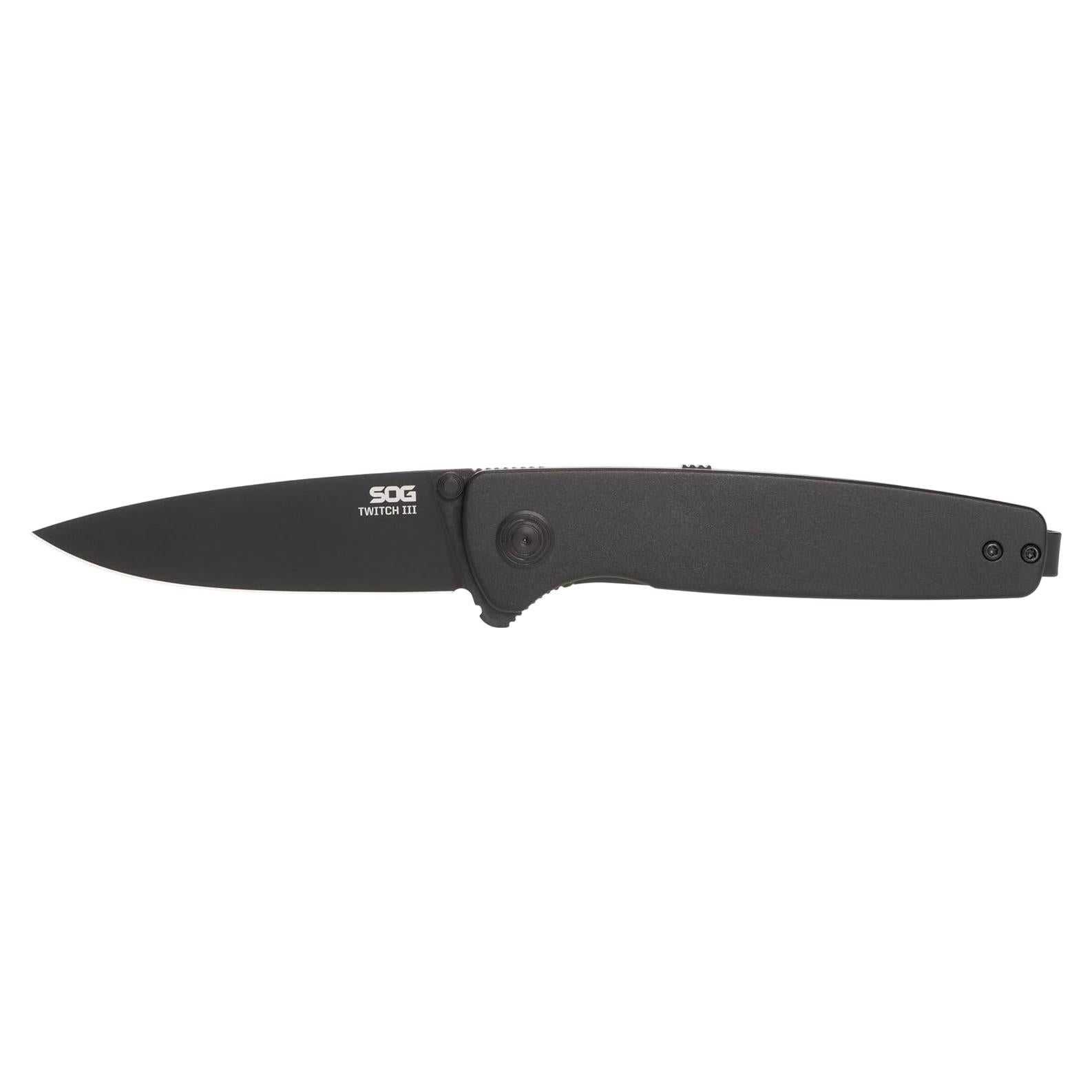 Cuchillo Plegable SOG Twitch III 7.87 cm 154CM Aluminio