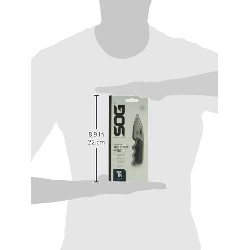 Cuchillo Fijo SOG Instinct Mini 12.19 cm con Funda Táctica