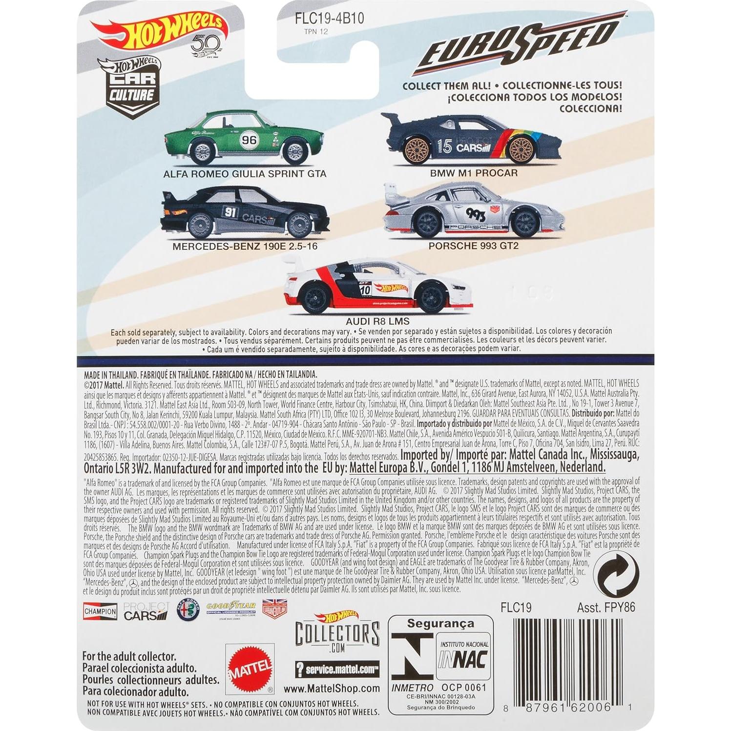 Hot Wheels Alfa Romeo Giulia Sprint GTA 1:64 Colección