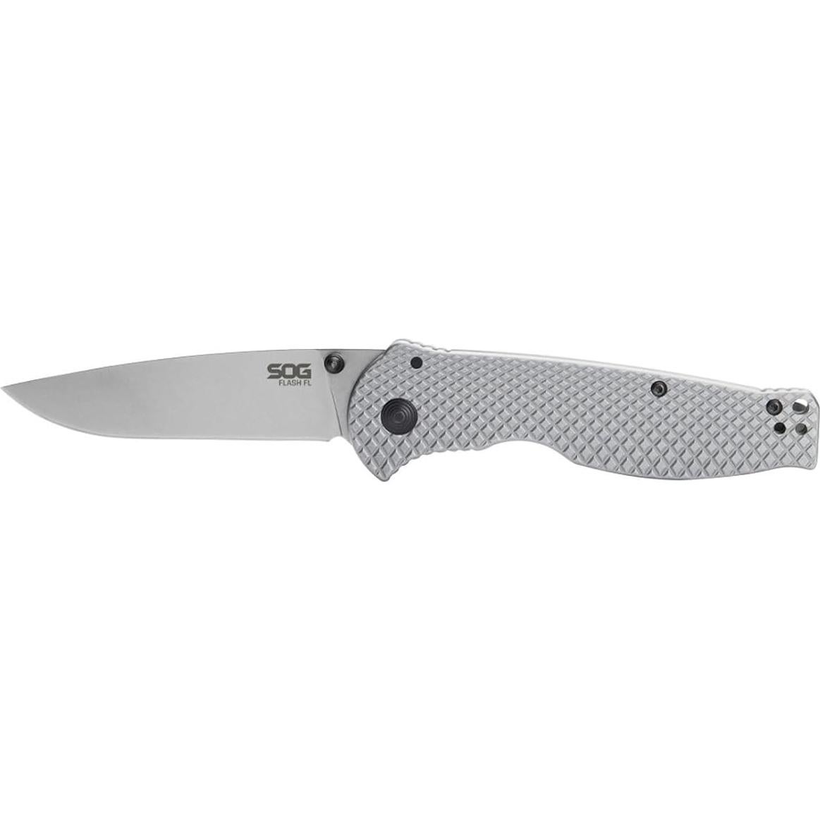 Cuchillo Plegable SOG Flash FL - Acero Inoxidable, 8.74 cm