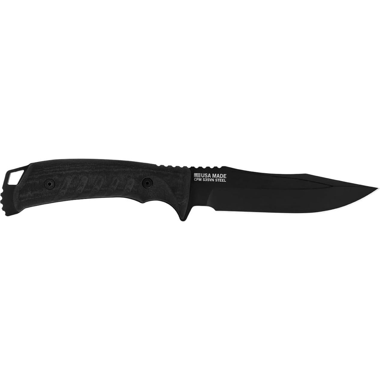 Cuchillo de Hoja Fija SOG Pillar Blackout 20.3 cm Acero S35VN