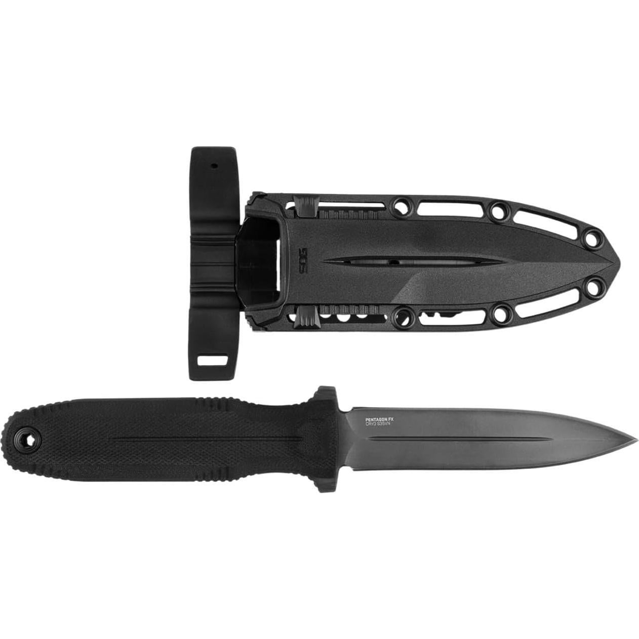 Cuchillo Fijo SOG Pentagon FX 25.19 cm Acero S35VN Táctico