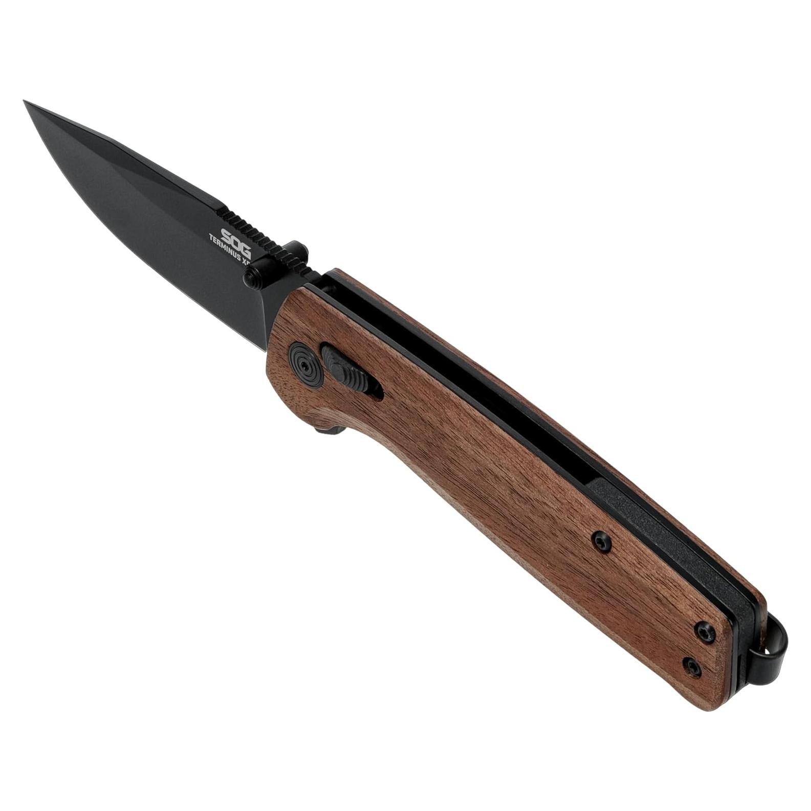 Cuchillo Plegable SOG Terminus XR LTE 22.86 cm Fibra Carbono