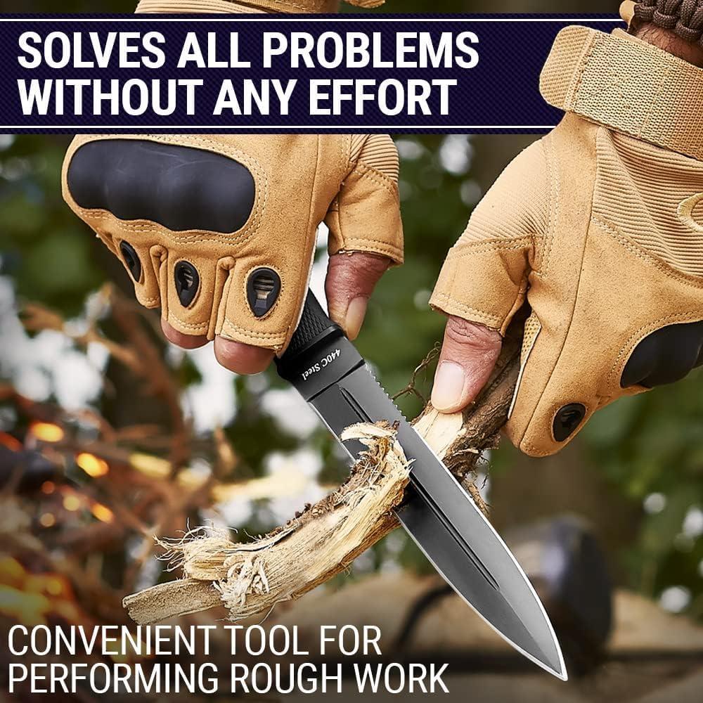 Cuchillo de Caza Grand Way 2503 con Funda - 16.51 cm Hoja