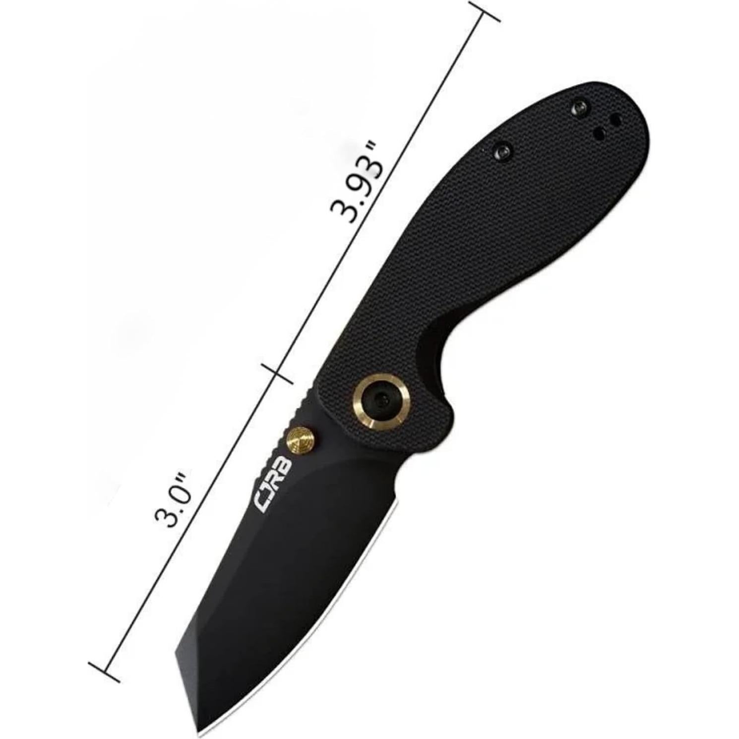 Cuchillo Plegable CJRB Maileah 3" Acero AR-RPM9 Negro EDC