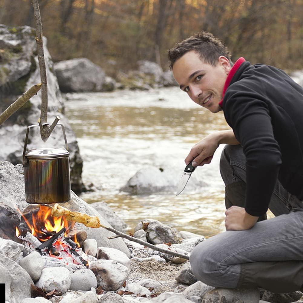 Cuchillo de bolsillo Harita negro 7.49 cm acero inoxidable