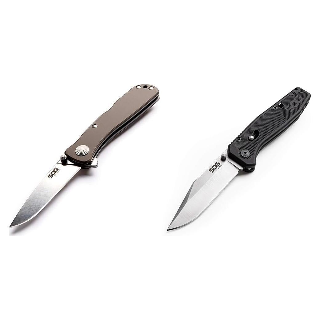 Cuchillo Plegable SOG Twitch II 6.73 cm Acero AUS-8 Aluminio