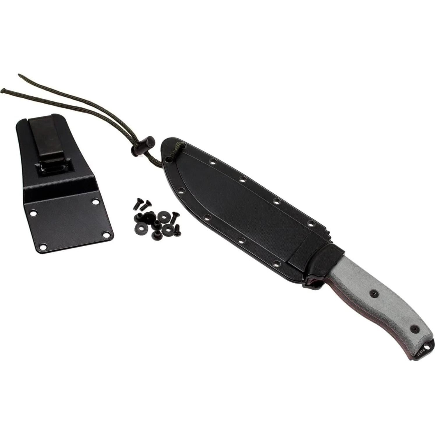 Cuchillo ESEE Modelo 6 Bisel Plano 16.51 cm Acero Negro