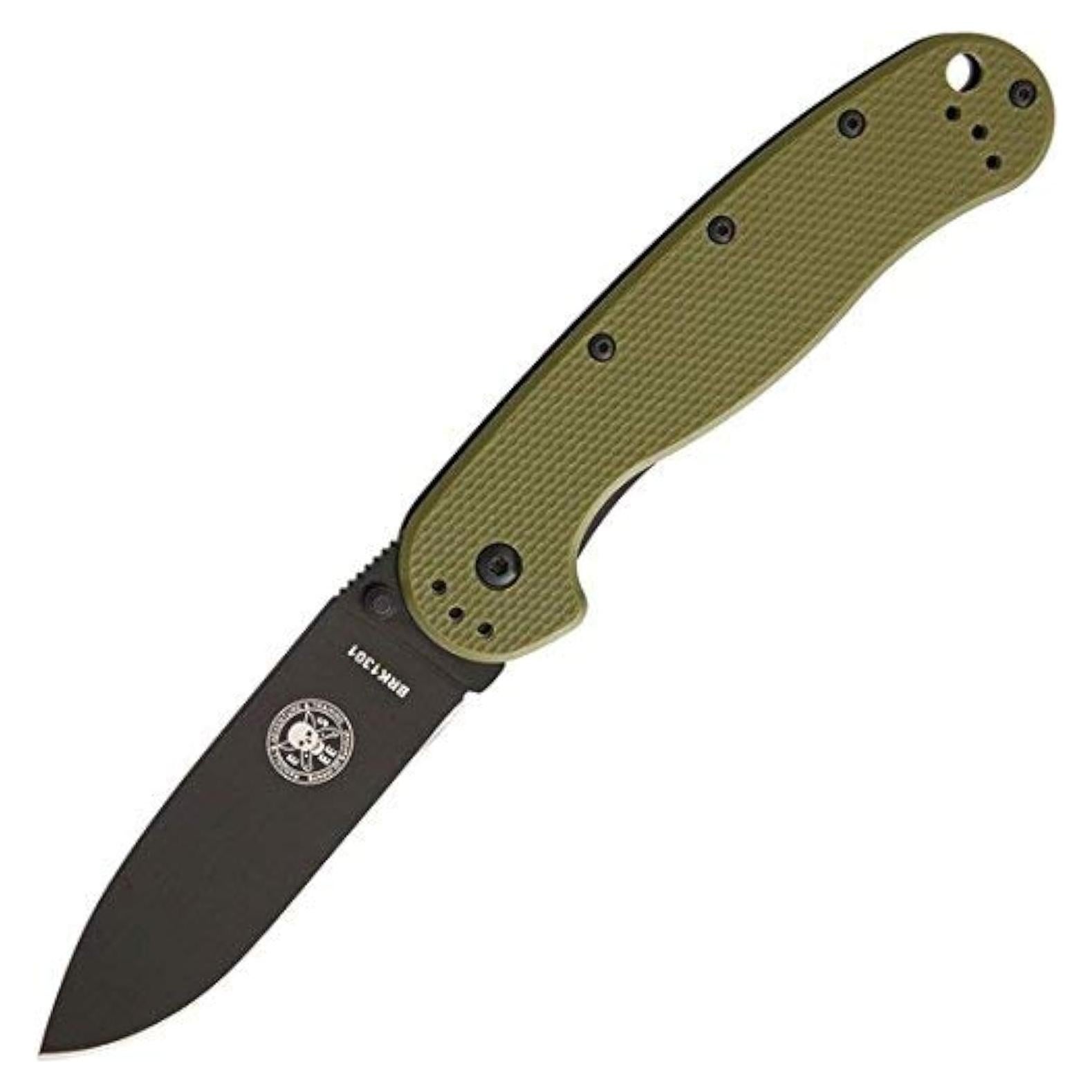 Cuchillo ESEE Avispa Framelock D2 Verde OD 12.7 cm