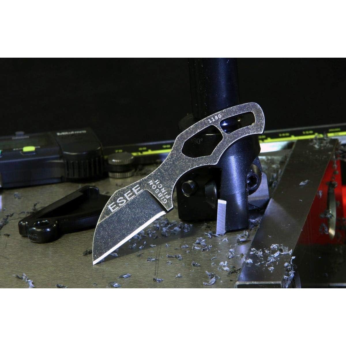 Cuchillo de Cuello ESEE Pinch 3.30 cm Acero 1095 Negro