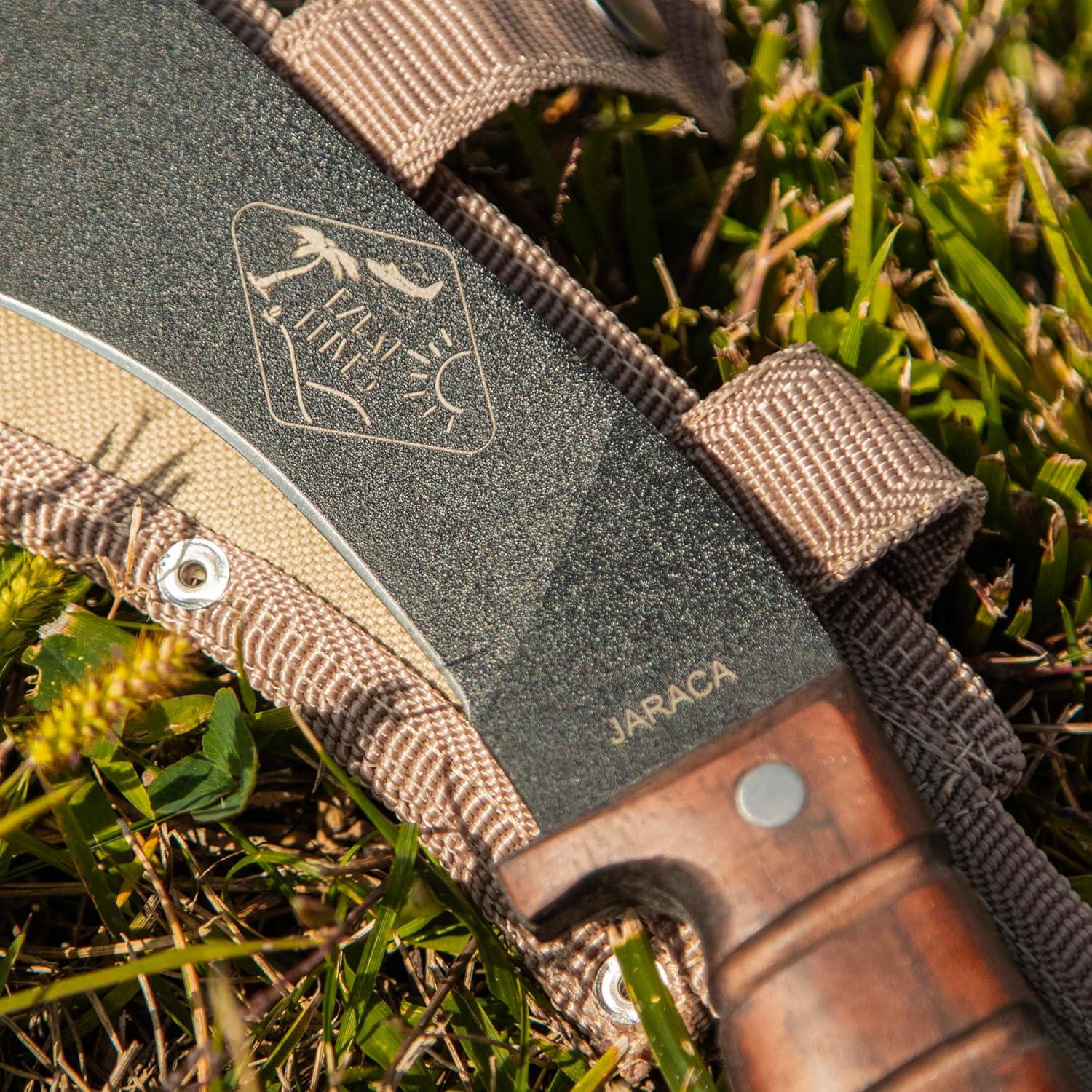 Machete Kukri ESEE 29.21 cm Acero al Carbono con Funda