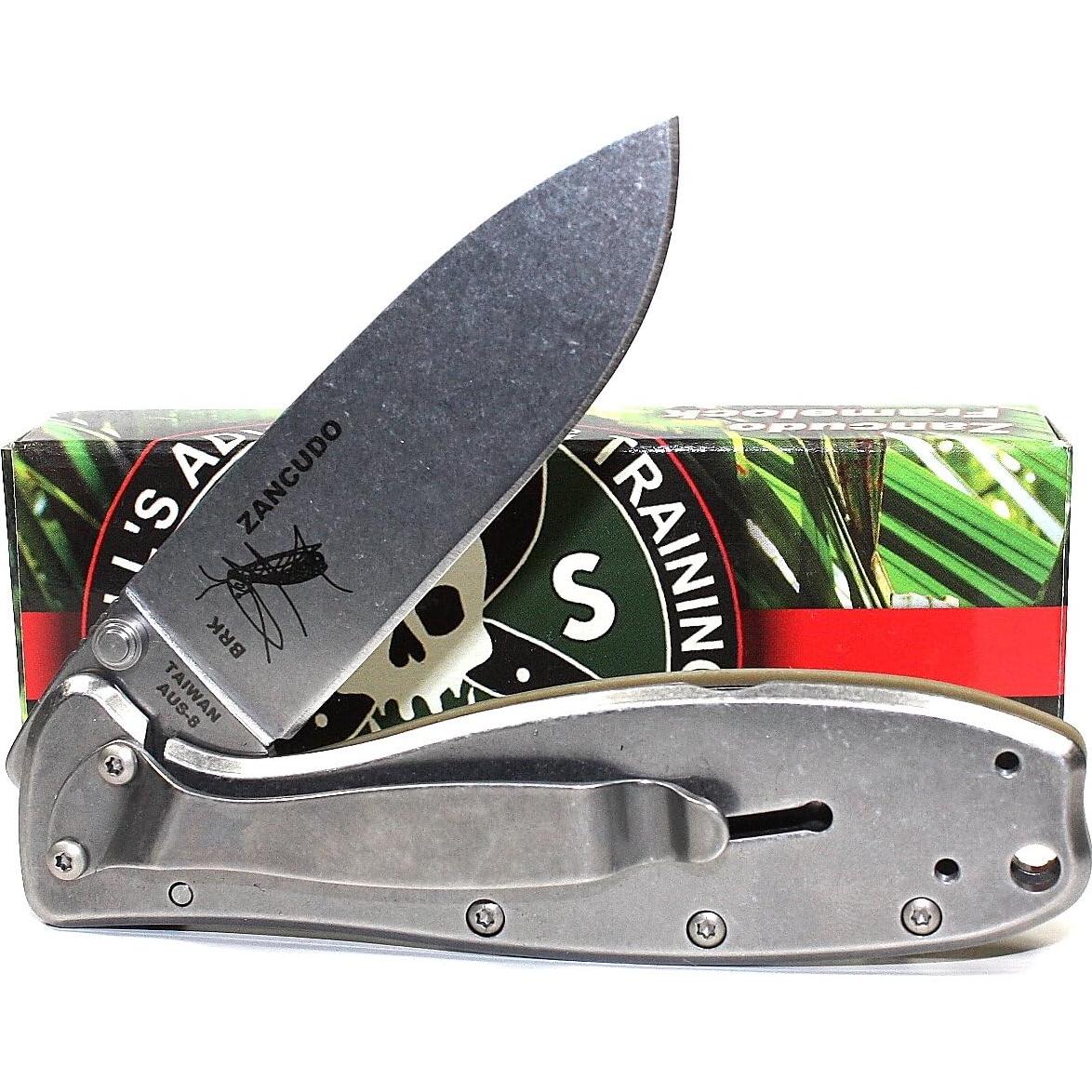 Cuchillo Plegable ESEE Zancudo R1DT 10.16 cm Stonewash