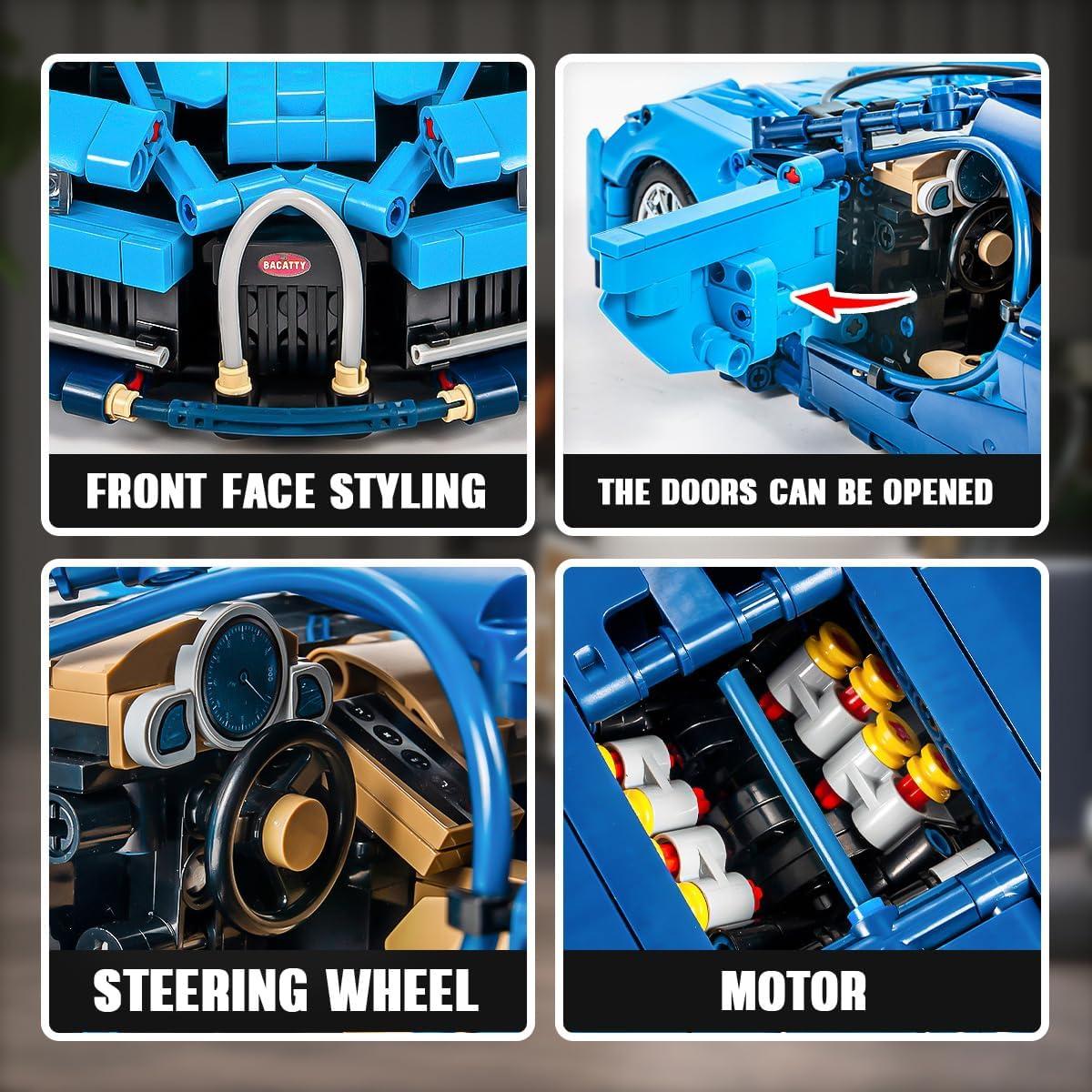 Kit de Bloques de Construcción Coche Deportivo GOTIMON 1355 Pcs