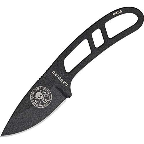 Cuchillo ESEE Candiru 13 cm Acero al Carbono Negro con Funda