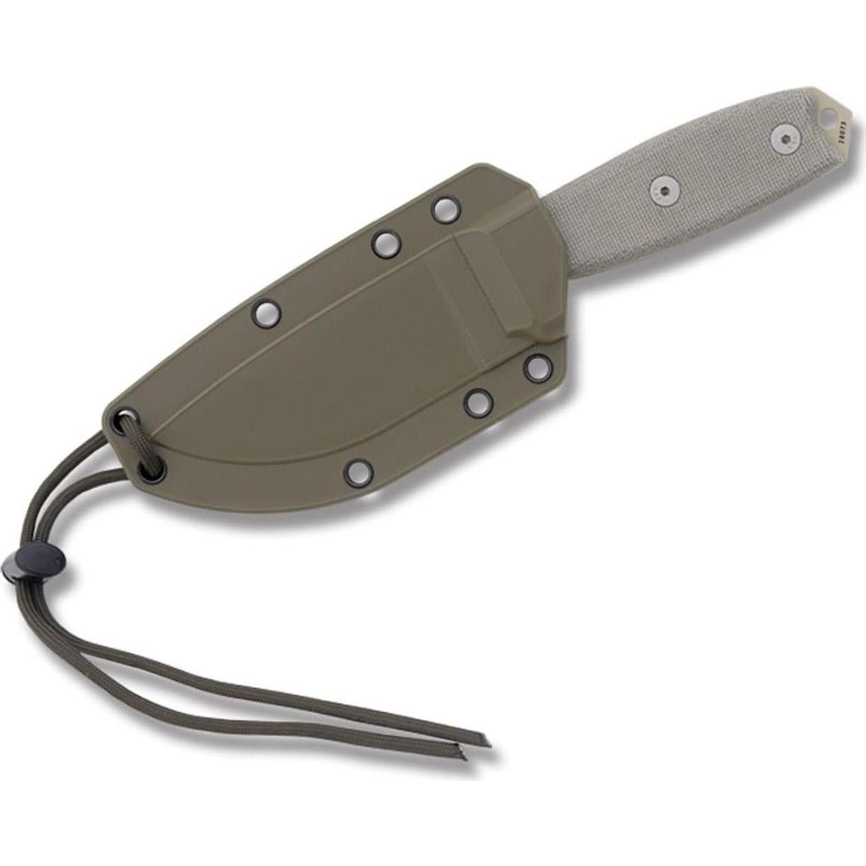 Cuchillo ESEE Modelo 3 Hoja Sin Afilado 20.8 cm Verde