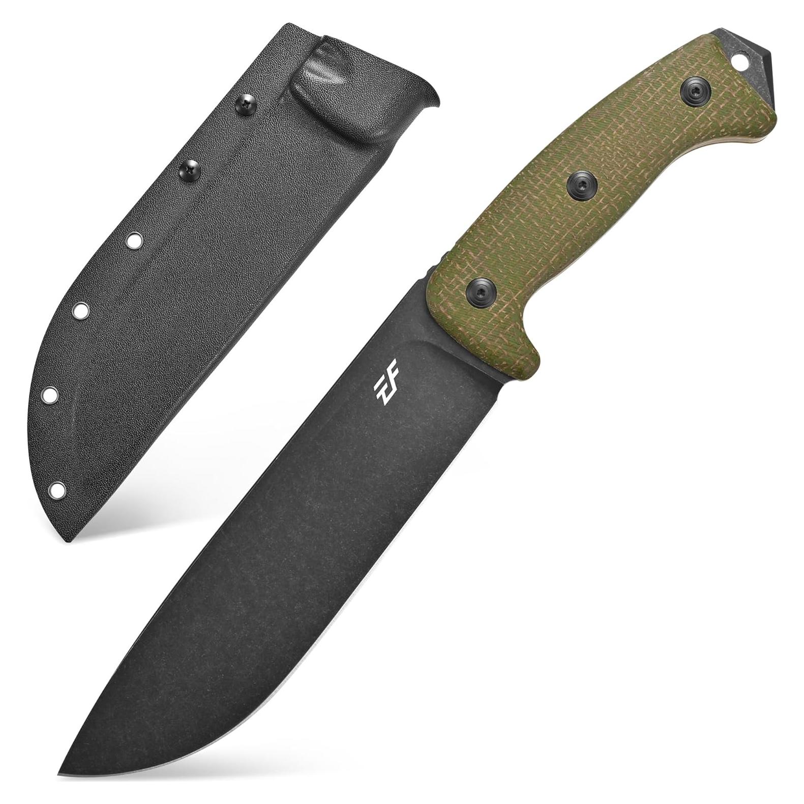 Cuchillo Fijo Eafengrow EF148 Acero AUS-10 Mango Micarta 33cm