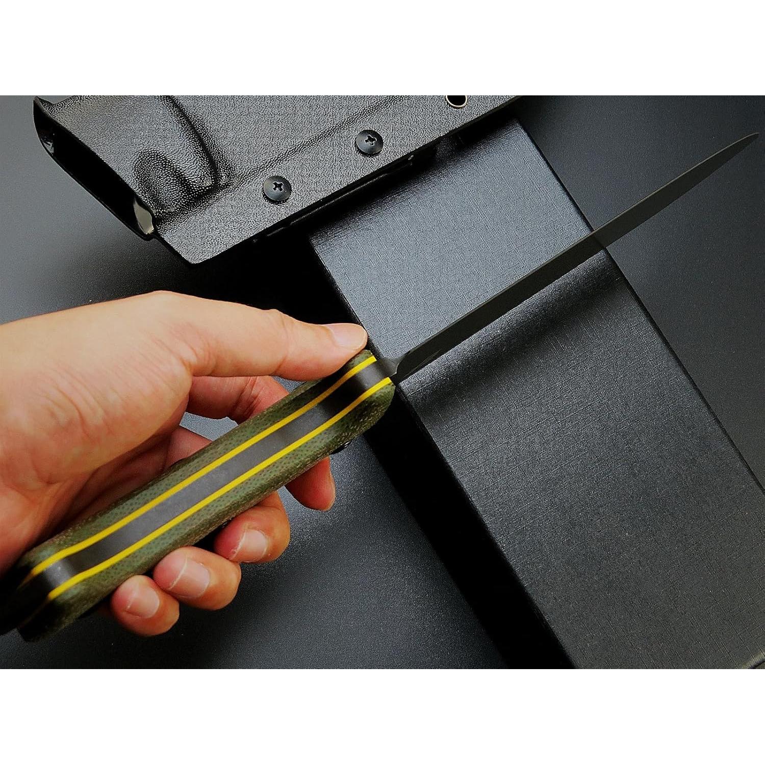 Cuchillo Fijo Eafengrow EF148 Acero AUS-10 Mango Micarta 33cm