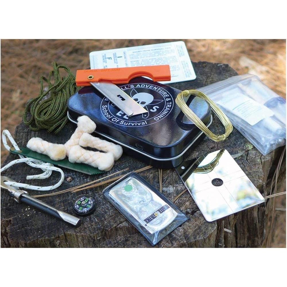 ESEE Knives Mini-KIT, Izula Gear Mini Survival Kit in Tin