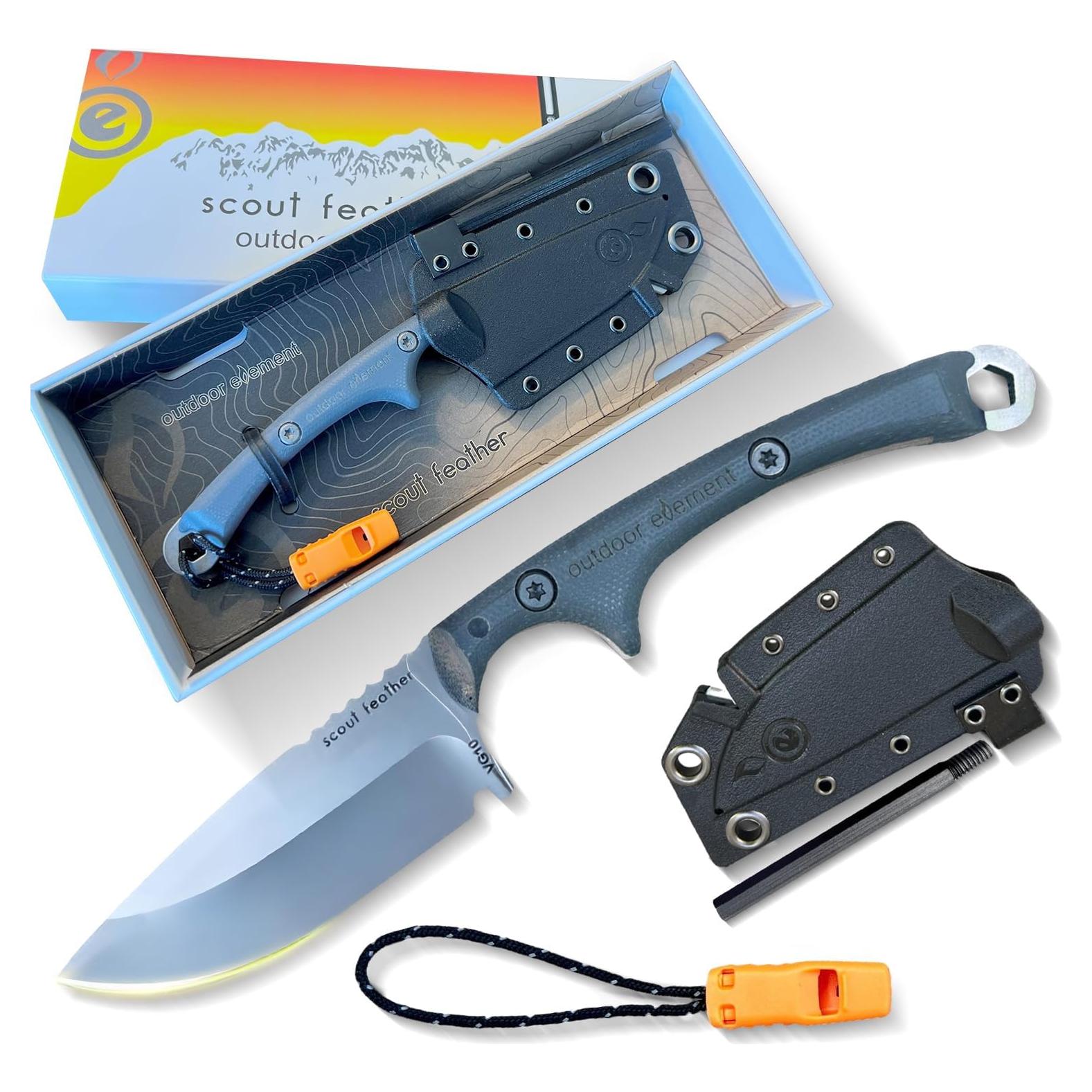 Cuchillo de Supervivencia Outdoor Element Scout Feather 16.74 cm