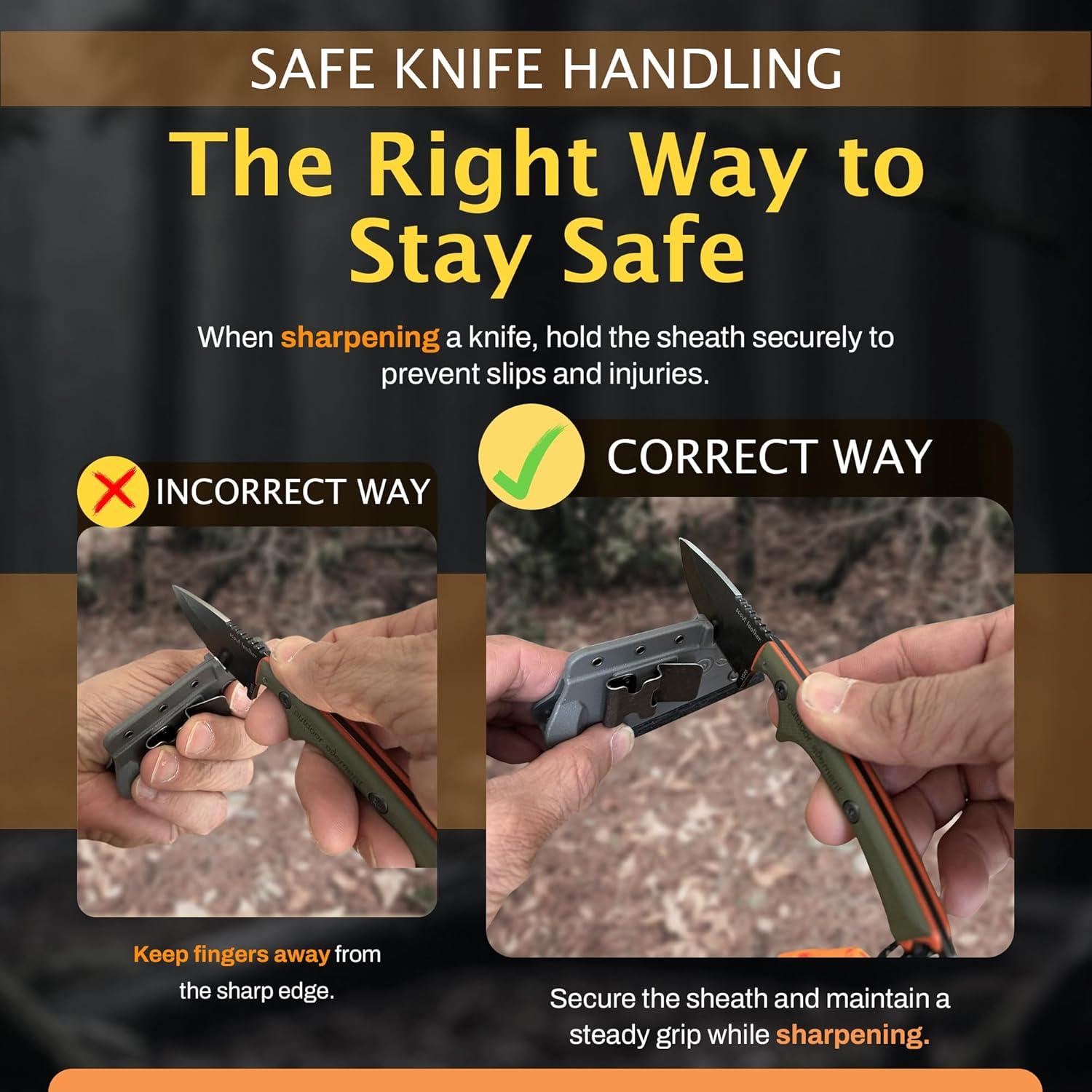 Cuchillo de Supervivencia Outdoor Element Scout Feather 16.74 cm