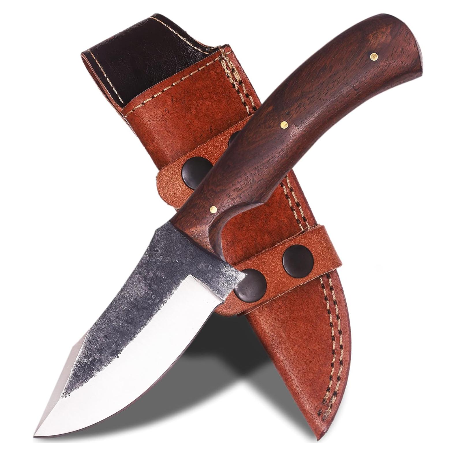 Cuchillo Bushcraft Dragon Knives DK-FB-1006 9.5cm Acero al Carbono