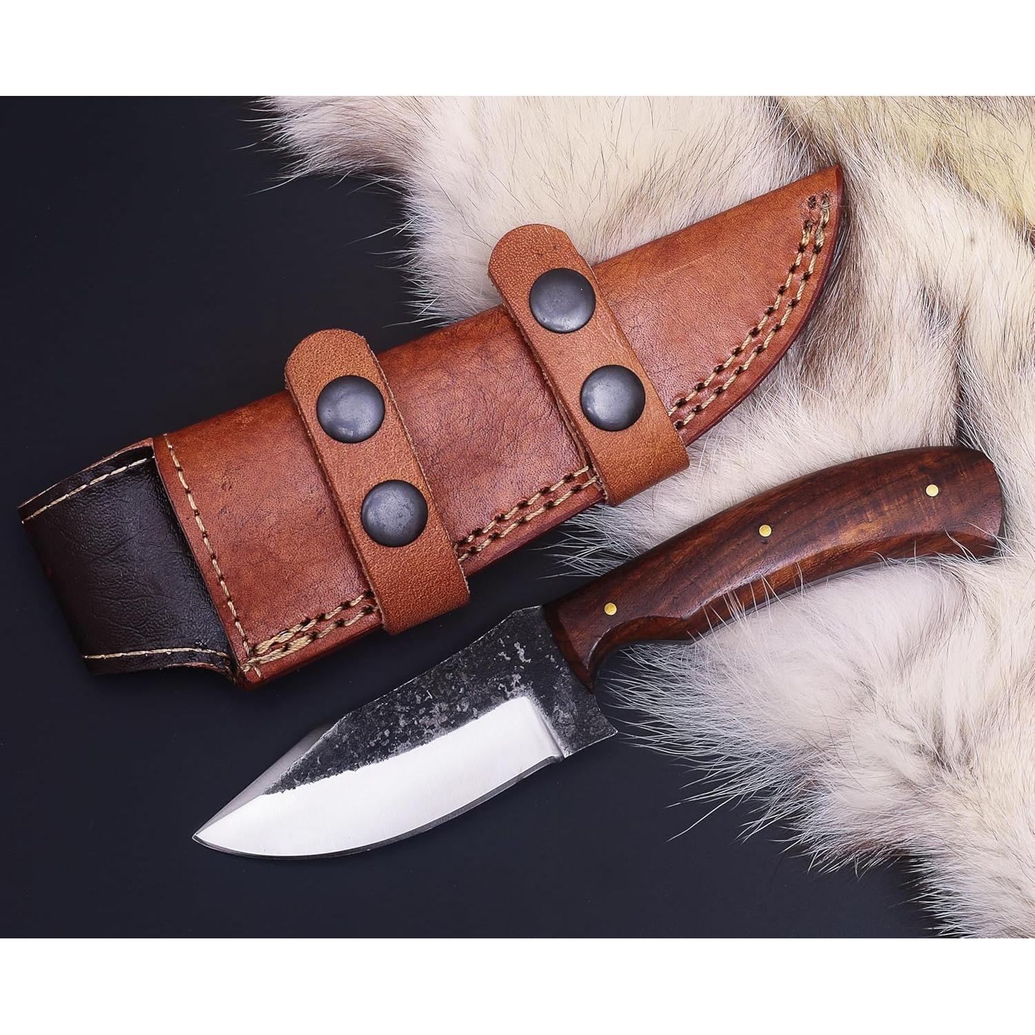 Cuchillo Bushcraft Dragon Knives DK-FB-1006 9.5cm Acero al Carbono