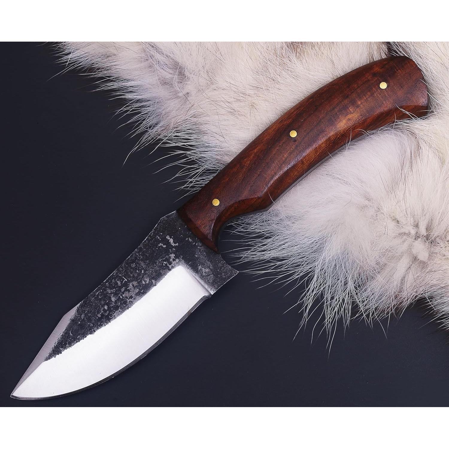 Cuchillo Bushcraft Dragon Knives DK-FB-1006 9.5cm Acero al Carbono