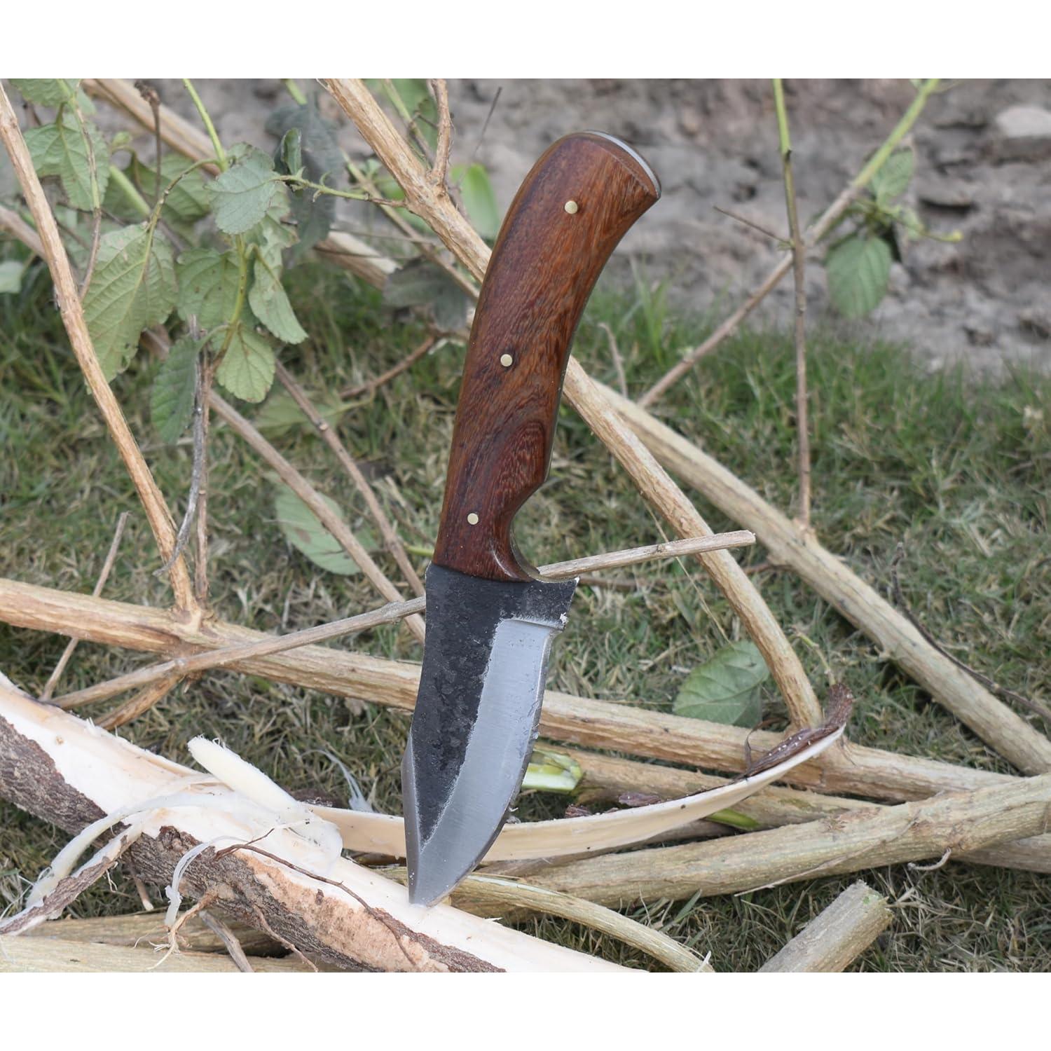 Cuchillo Bushcraft Dragon Knives DK-FB-1006 9.5cm Acero al Carbono