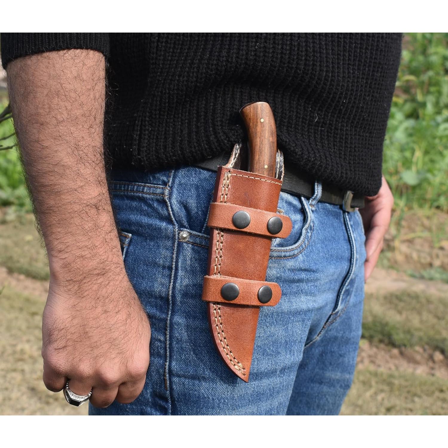 Cuchillo Bushcraft Dragon Knives DK-FB-1006 9.5cm Acero al Carbono