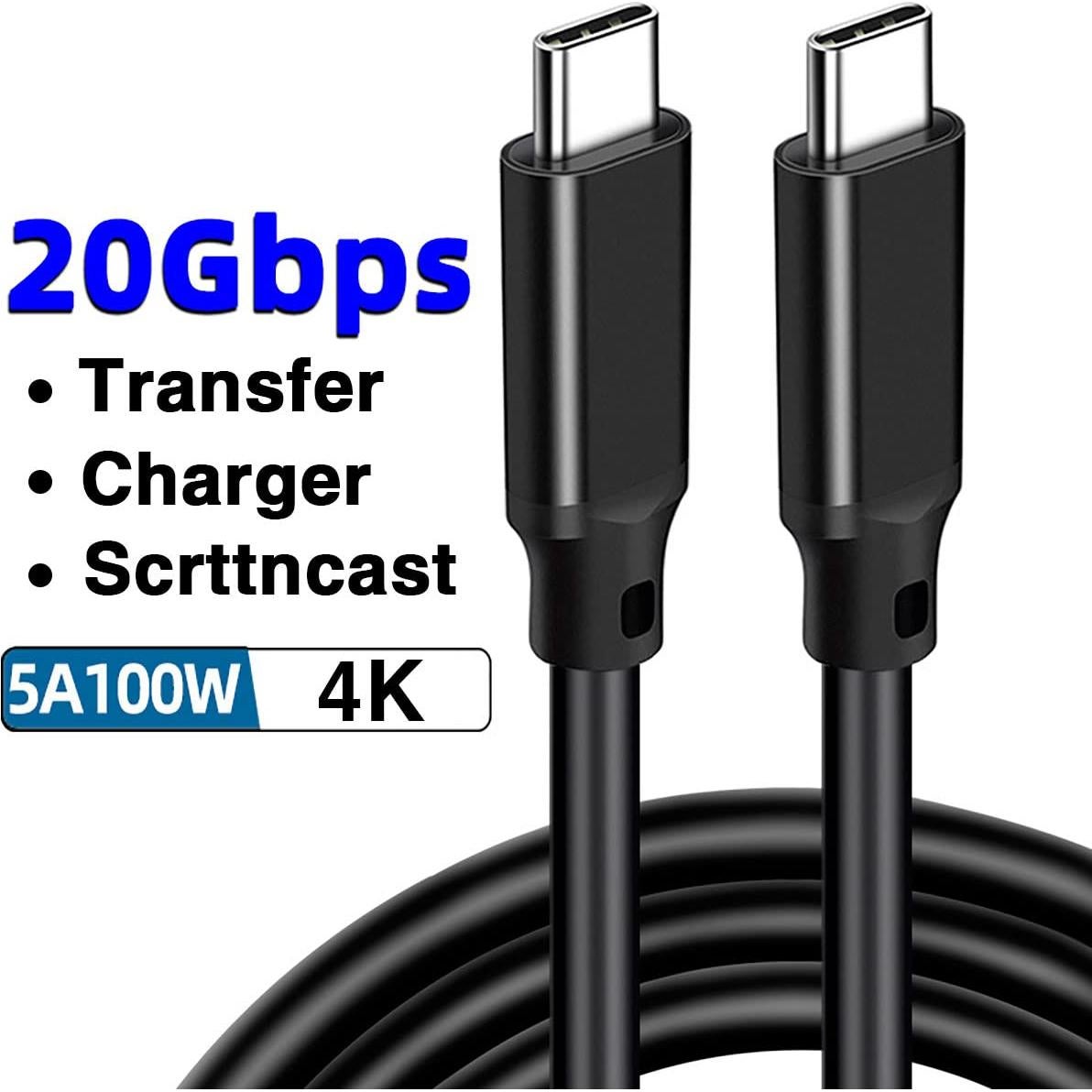 Cable USB C 3.2 Gen 2x2 100W para Monitores Portátiles