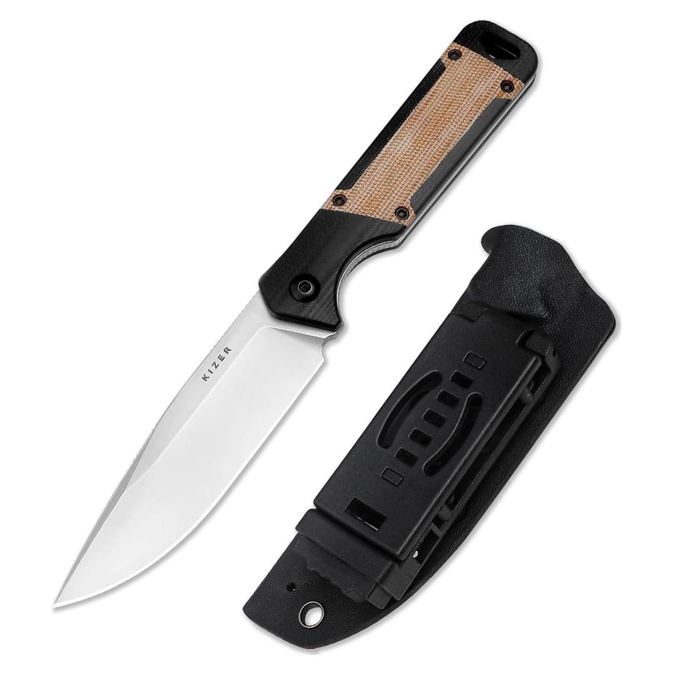 Cuchillo de Camping Kizer Militaw 20.77cm Nitro V con Funda