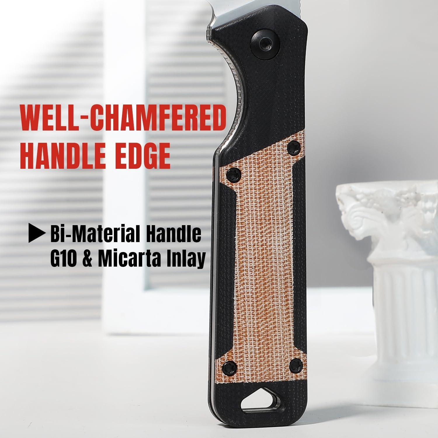 Cuchillo de Camping Kizer Militaw 20.77cm Nitro V con Funda