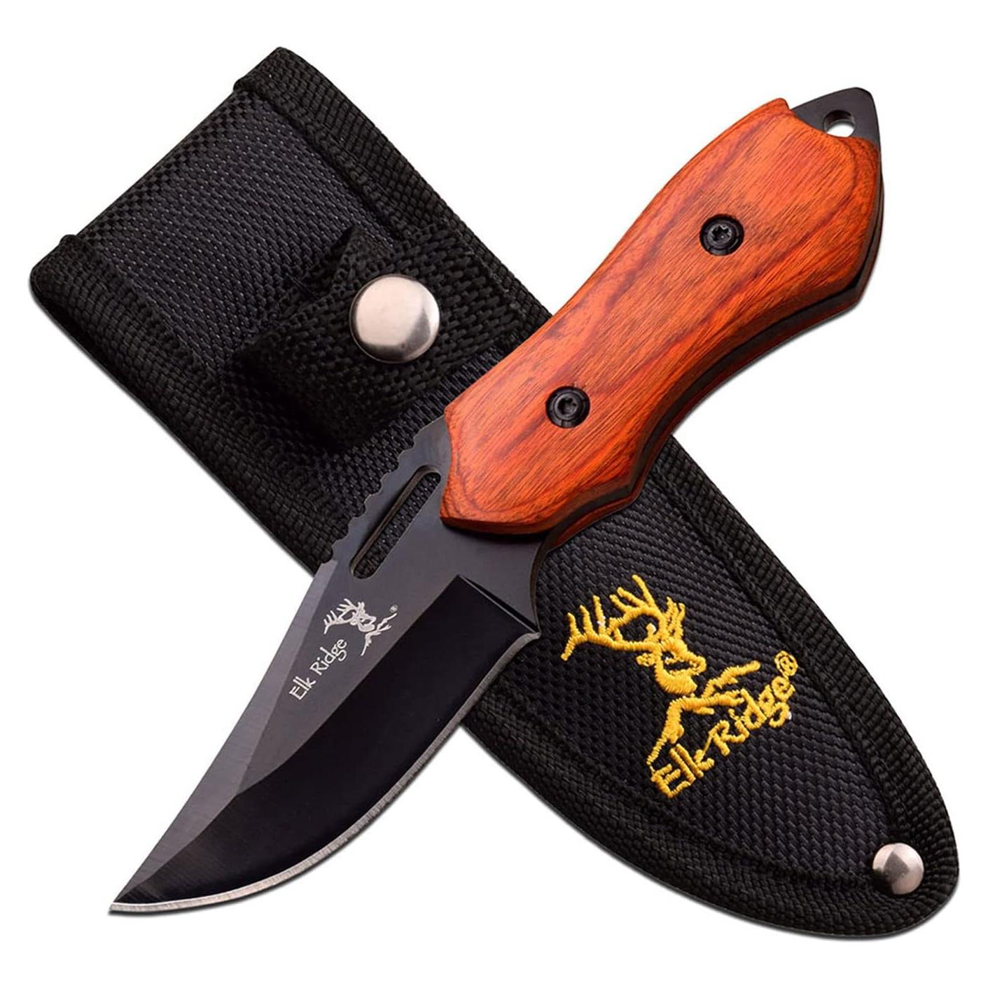 Cuchillo Fijo Elk Ridge ER-562 15.24 cm Acero Inoxidable Madera