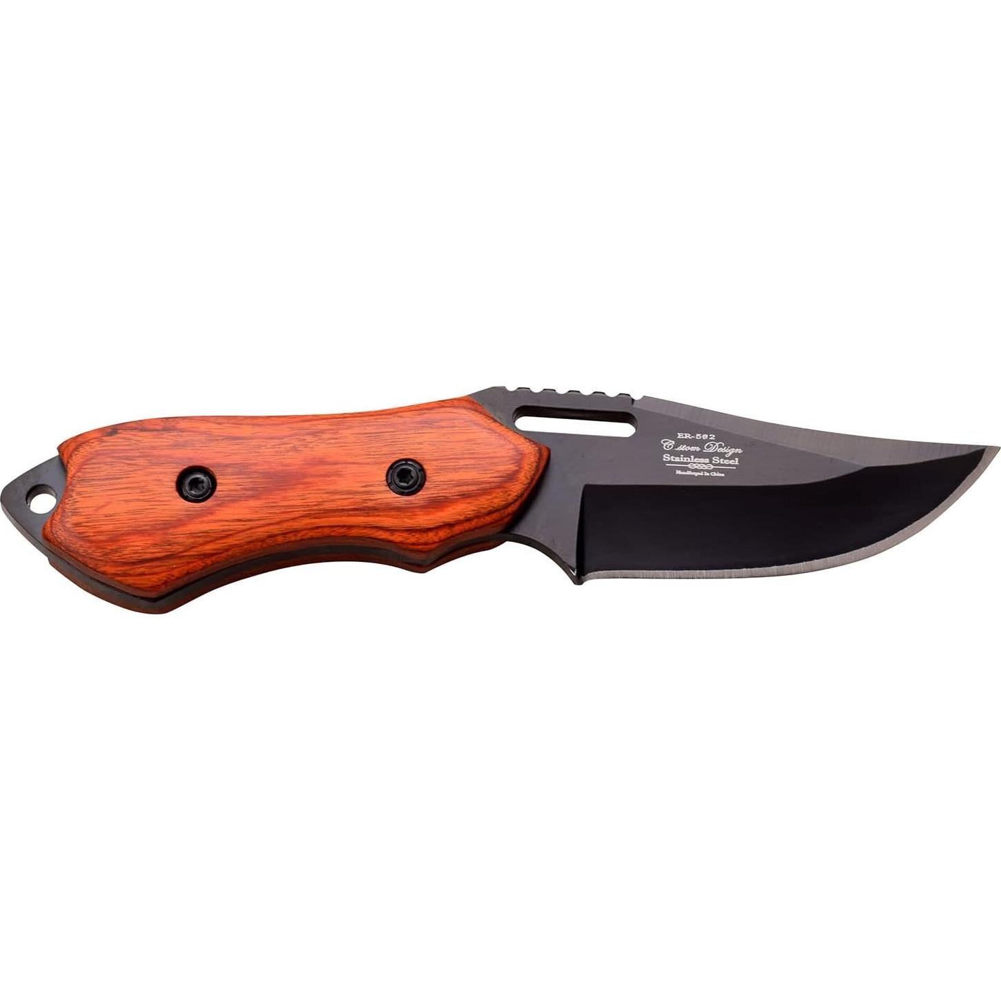 Cuchillo Fijo Elk Ridge ER-562 15.24 cm Acero Inoxidable Madera