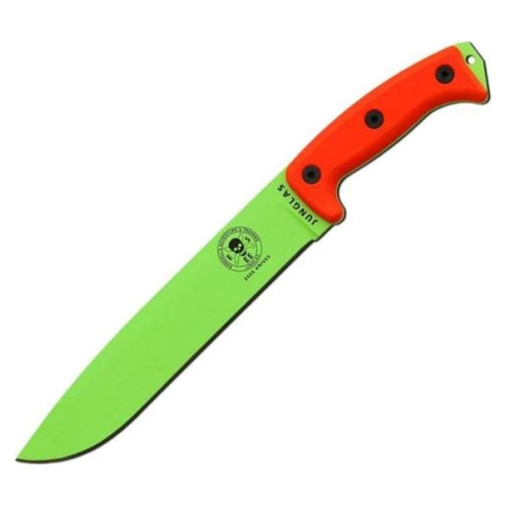 Cuchillo de Campo ESEE Junglas 35.56 cm Verde y Naranja