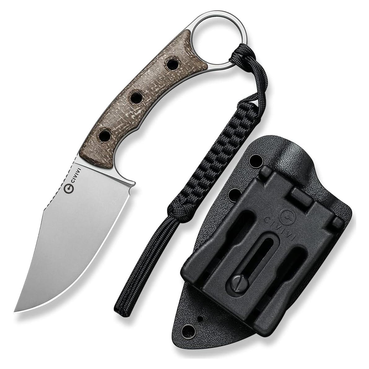 Cuchillo de Hoja Fija CIVIVI Midwatch C20059B 8.61 cm con Funda