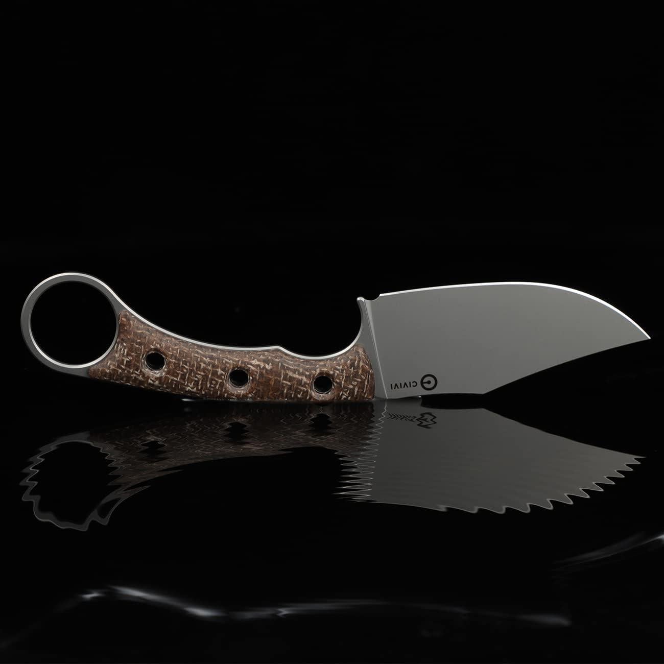 Cuchillo de Hoja Fija CIVIVI Midwatch C20059B 8.61 cm con Funda